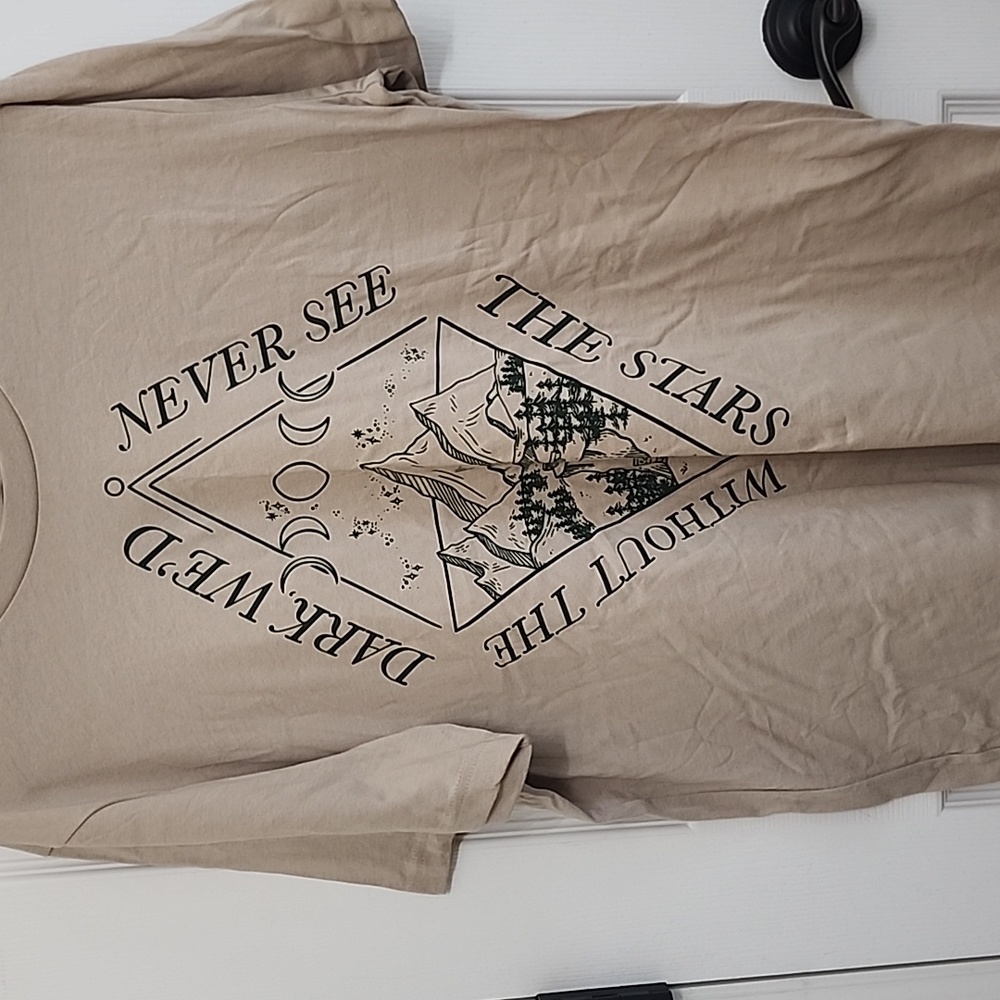 XL Tan Bookish Box T-shirt